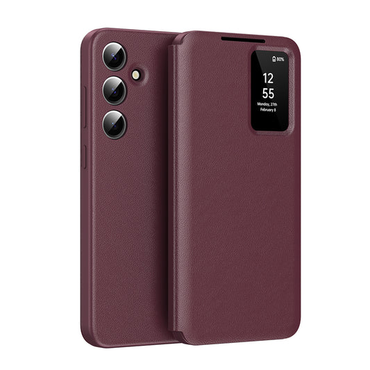 Case for Samsung Galaxy S25 FE, Techsuit, SmartView, Red