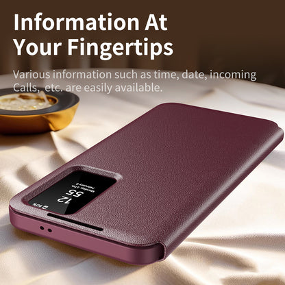 Case for Samsung Galaxy S25 FE, Techsuit, SmartView, Red