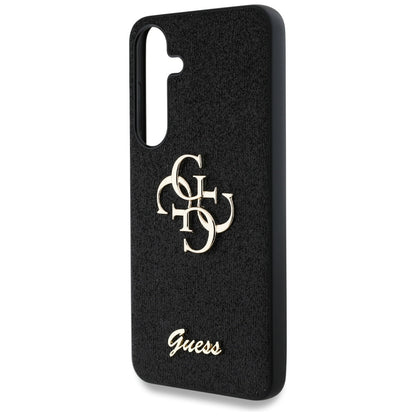 Case for Samsung Galaxy S25+ S936, Guess, Glitter Big 4G Script, Black