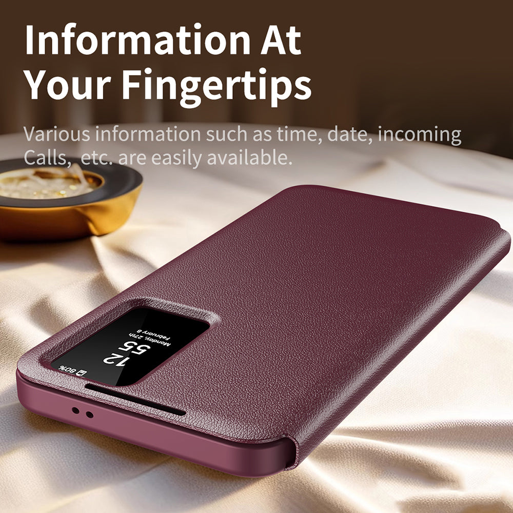 Case for Samsung Galaxy S25+ S936, Techsuit, SmartView, Red
