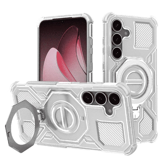 Case for Samsung Galaxy S25 S931, Techsuit, Carbon Shield Pro, White