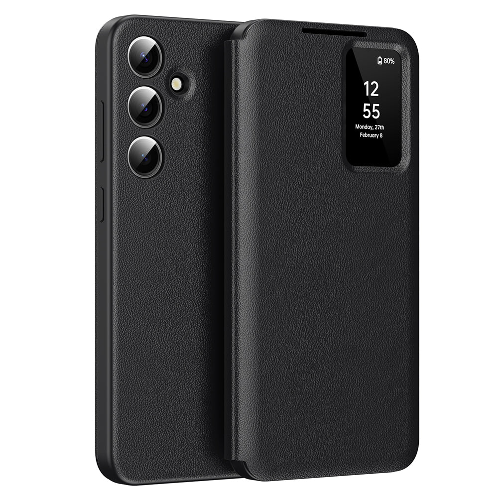 Case for Samsung Galaxy S25 S931, Techsuit, SmartView, Black