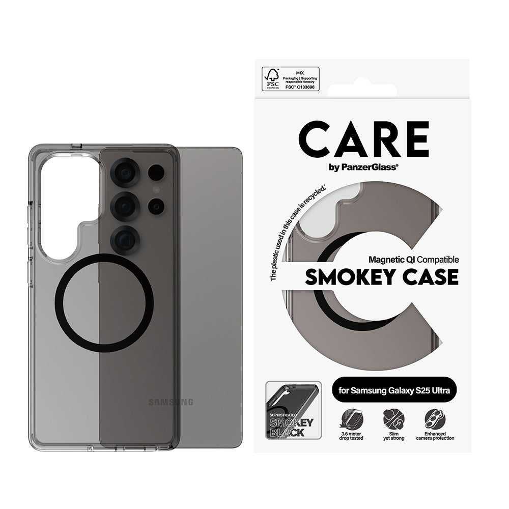 Case for Samsung Galaxy S25 Ultra S938, PanzerGlass, Urban Combat Care, Black