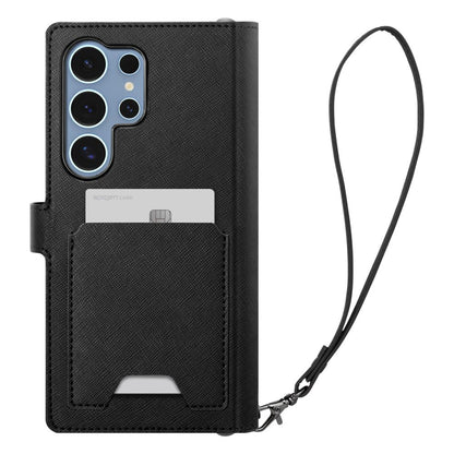 Case for Samsung Galaxy S25 Ultra S938, Spigen, Wallet S, Black ACS09124