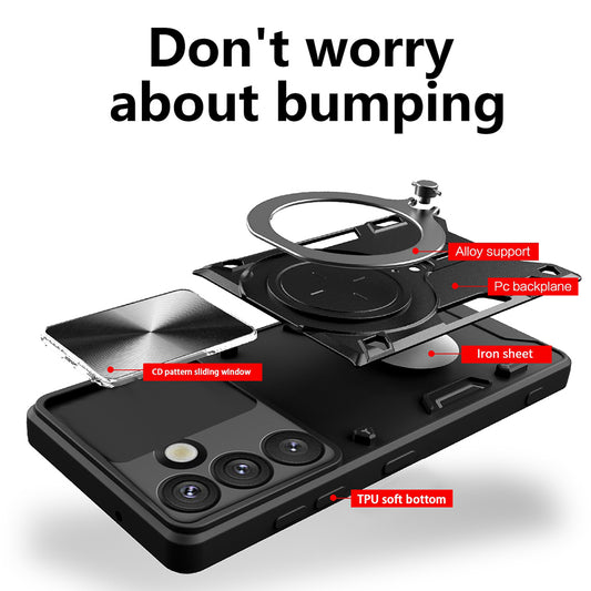 Case for Samsung Galaxy S26 FE / S25 FE, Techsuit, CamGuard Pro, Blue