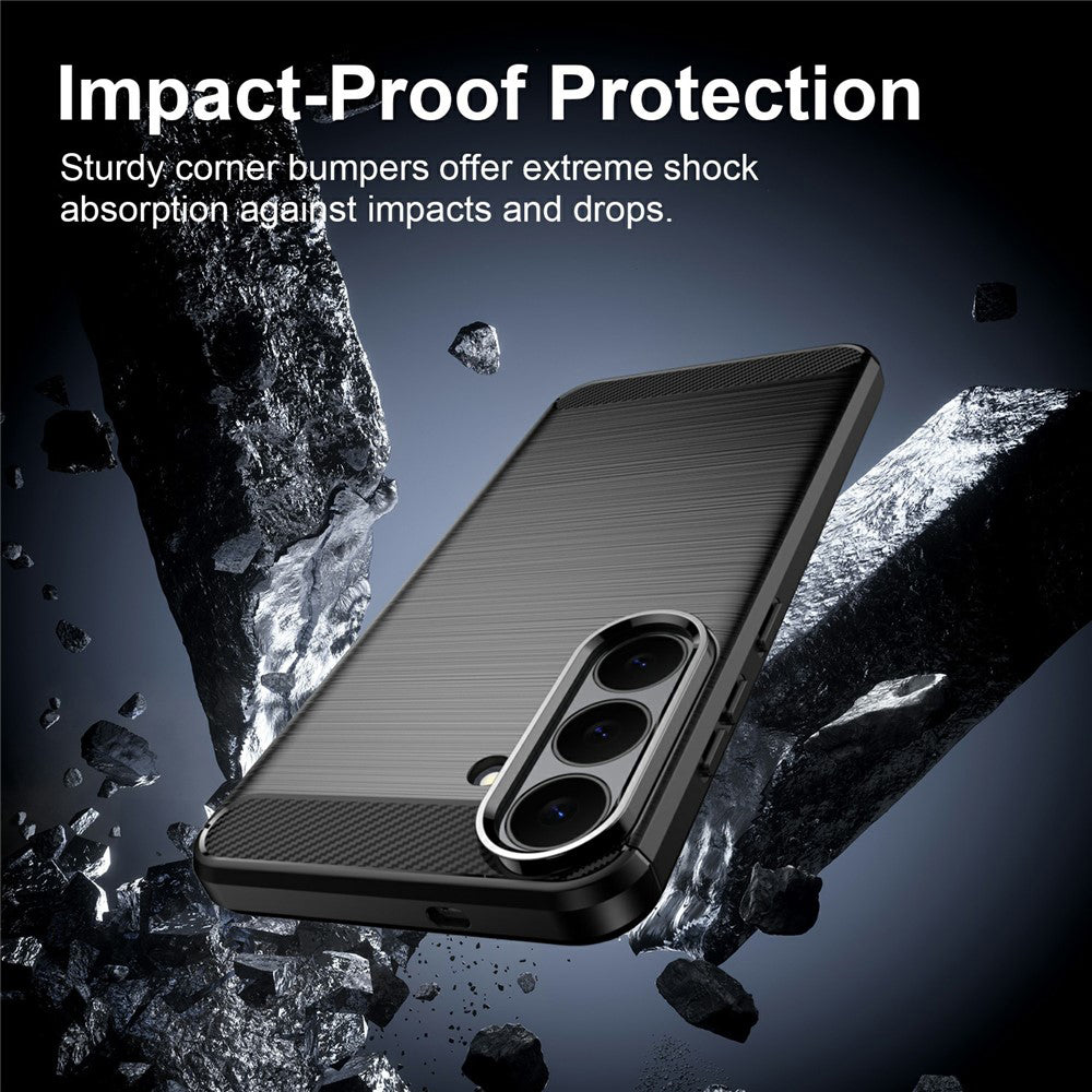 Case for Samsung Galaxy S26 FE / S25 FE, Techsuit, Carbon, Blue