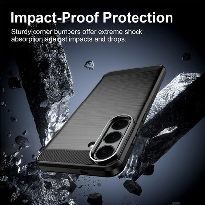 Case for Samsung Galaxy S26 FE / S25 FE, Techsuit, Carbon, Blue