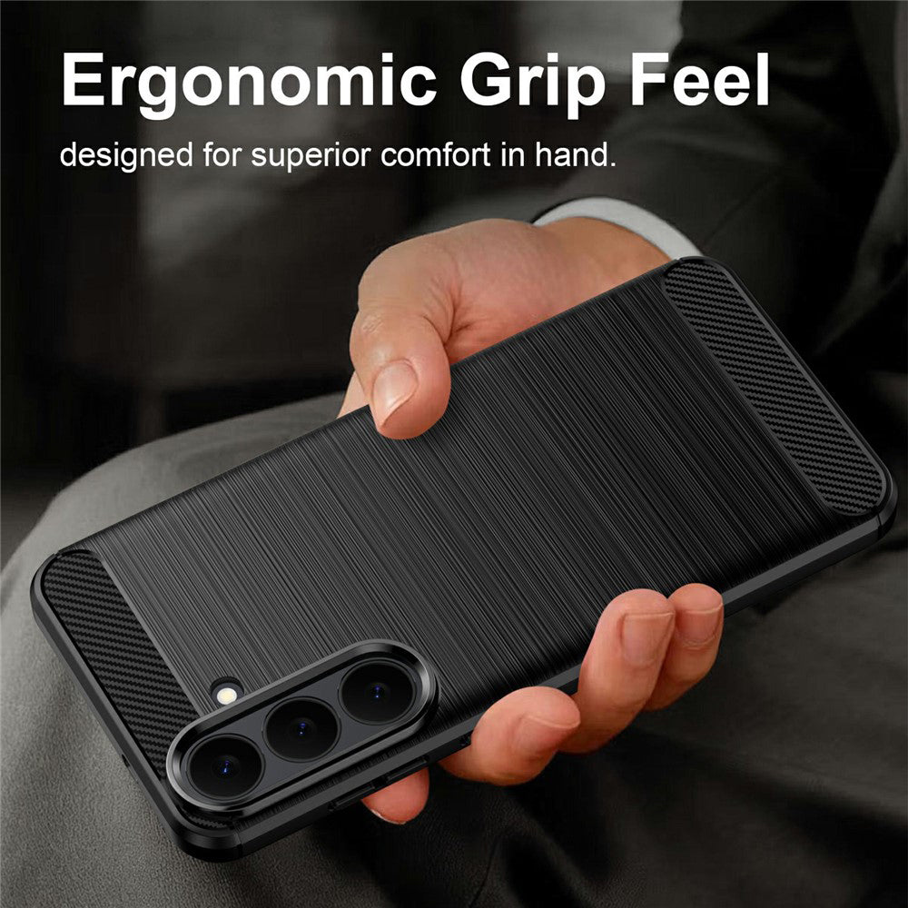 Case for Samsung Galaxy S26 FE / S25 FE, Techsuit, Carbon, Blue