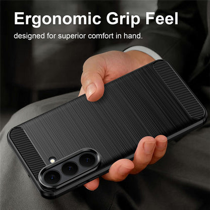 Case for Samsung Galaxy S26 FE / S25 FE, Techsuit, Carbon, Blue