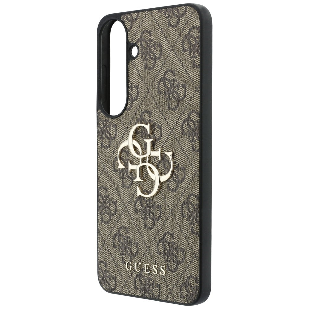 Case for Samsung Galaxy S26 FE S741, Guess, 4G Metal Logo, Brown