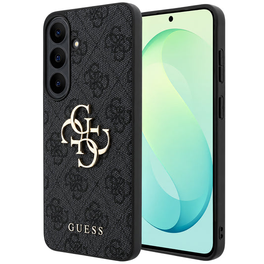 Case for Samsung Galaxy S26 FE S741, Guess, 4G Metal Logo, Black