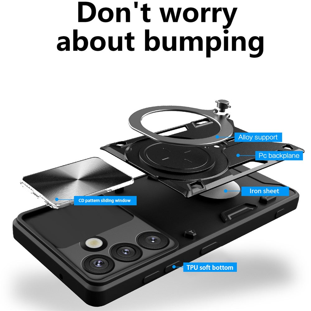 Case for Samsung Galaxy S26 Plus, Techsuit, CamGuard Pro, Red