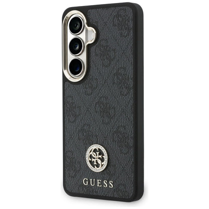 Case for Samsung Galaxy S26 S942, GUESS, 4G Big Rhinestone Triangle Strap, Black