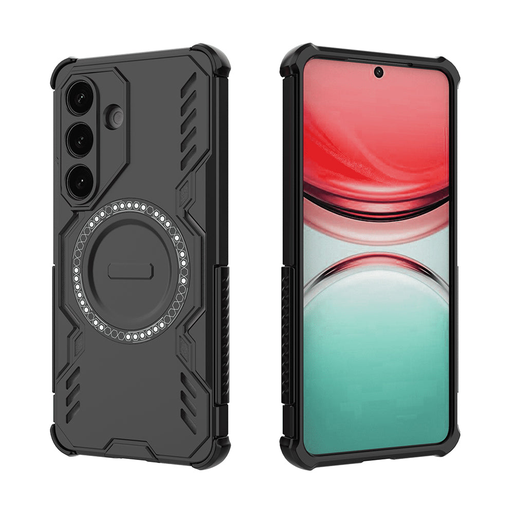MagSafe Case for Samsung Galaxy S26 S942, Techsuit, ArmorMag, Black