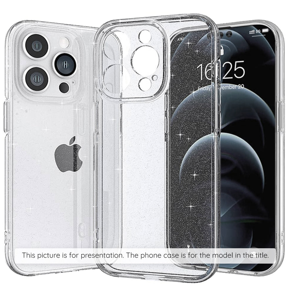 Case for Samsung Galaxy S26 S942, Techsuit, SparkleSkin, Transparent
