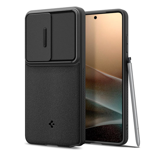 Case for Samsung Galaxy S26 Ultra S948, Spigen, Optik Armor, Black ACS10687