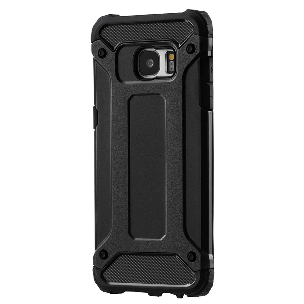 Case for Samsung Galaxy S7 G930, Techsuit, Hybrid Armor, Black