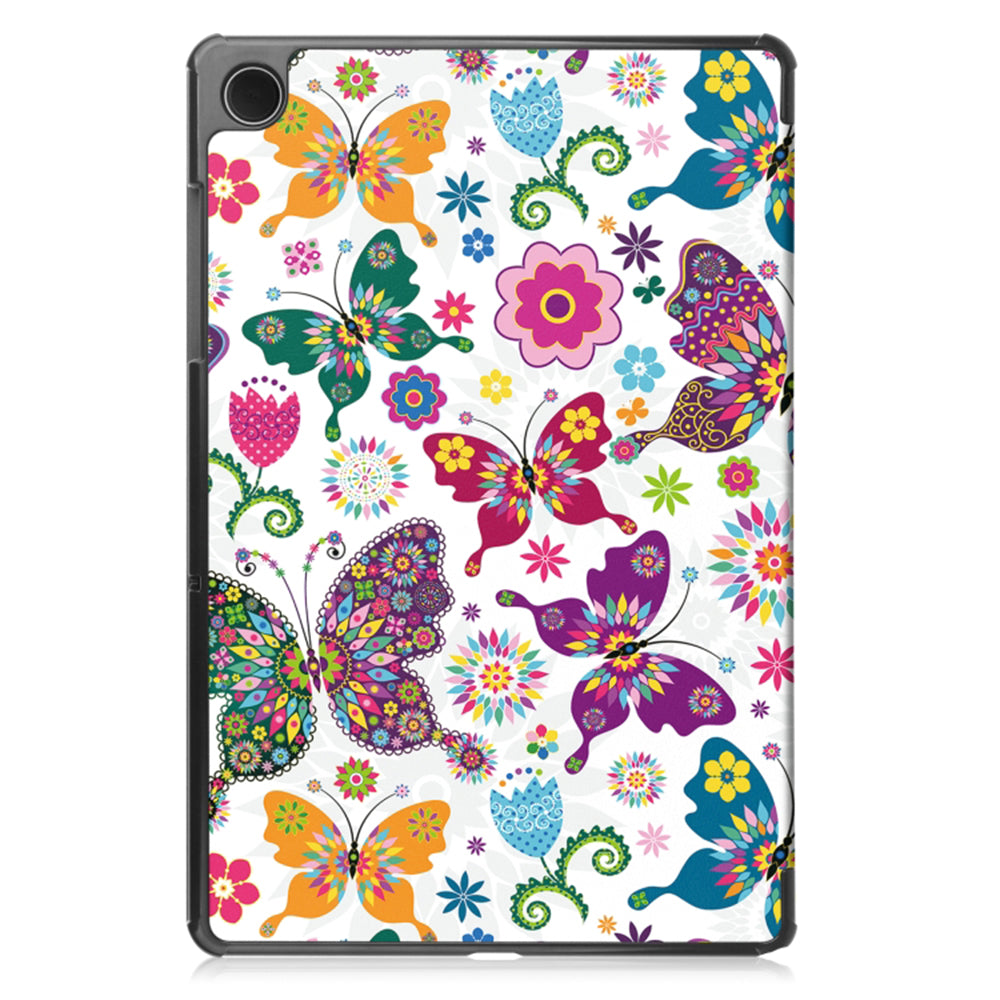 Case for Samsung Galaxy Tab A11 / Tab A9, Techsuit, FoldPro Butterfly New Model, Multicolor