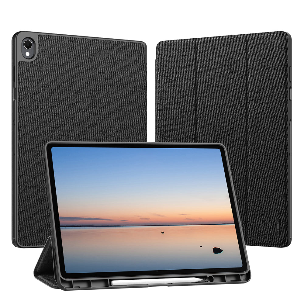 Case for Samsung Galaxy Tab S12 Plus, DUX DUCIS, Domo with Pen Holder, Black