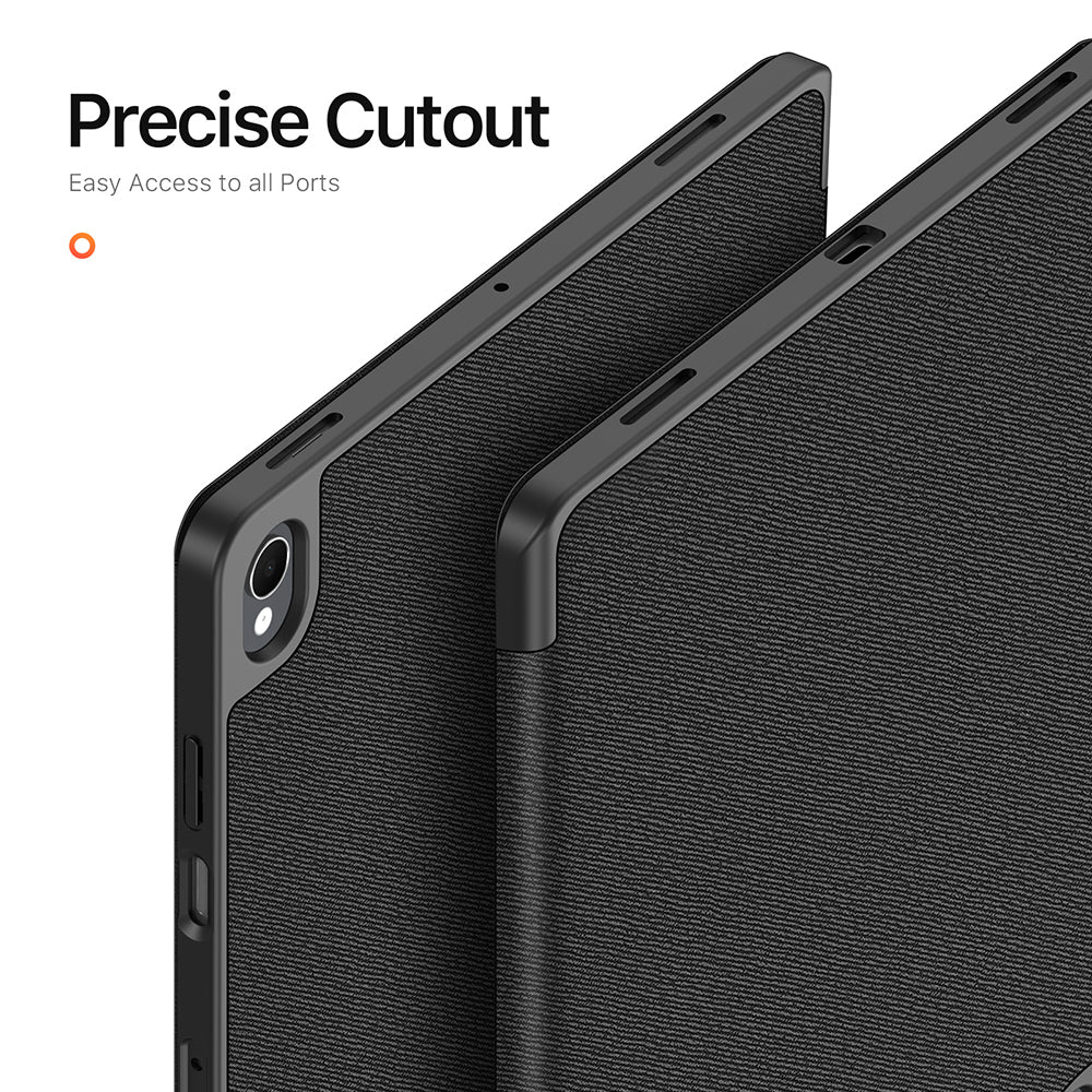 Case for Samsung Galaxy Tab S12 Plus, DUX DUCIS, Domo with Pen Holder, Black