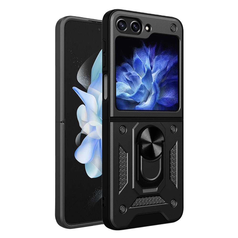 Case for Samsung Galaxy Z Flip5 F731, Techsuit, CamShield, Black