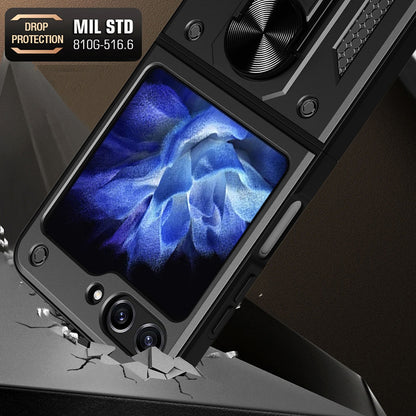 Case for Samsung Galaxy Z Flip5 F731, Techsuit, CamShield, Black