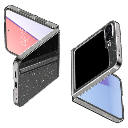 Case for Samsung Galaxy Z Flip7 FE F761 / Z Flip6 F741, Spigen, Air Skin Glitter, Transparent