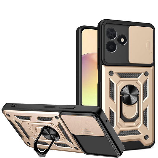Case for Samsung Galaxy Z Flip8 F776, Techsuit, CamShield, Gold