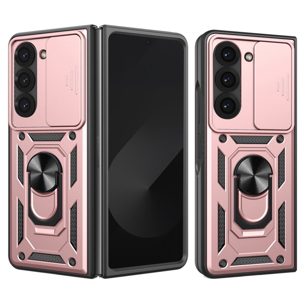 Case for Samsung Galaxy Z Fold6 F956, Techsuit, CamShield, Pink