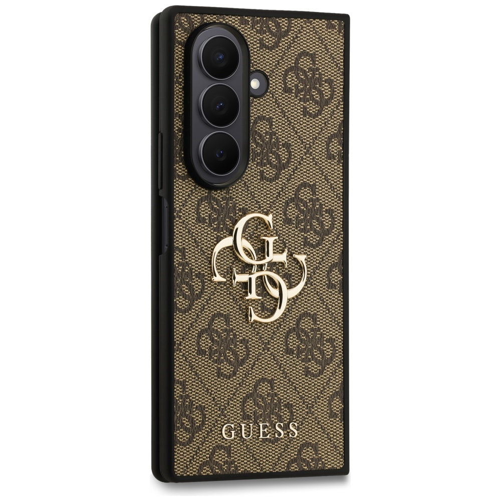 Case for Samsung Galaxy Z Fold7 F966, Guess, 4G Big Logo, Brown
