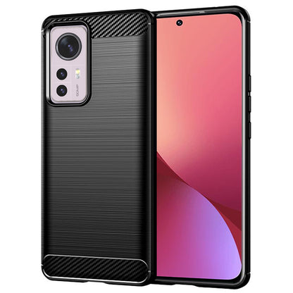 Case for Xiaomi 12X / 12, Techsuit, Carbon, Black