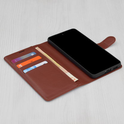 Case for Xiaomi 13T Pro / 13T, Techsuit, Leather Folio, Brown