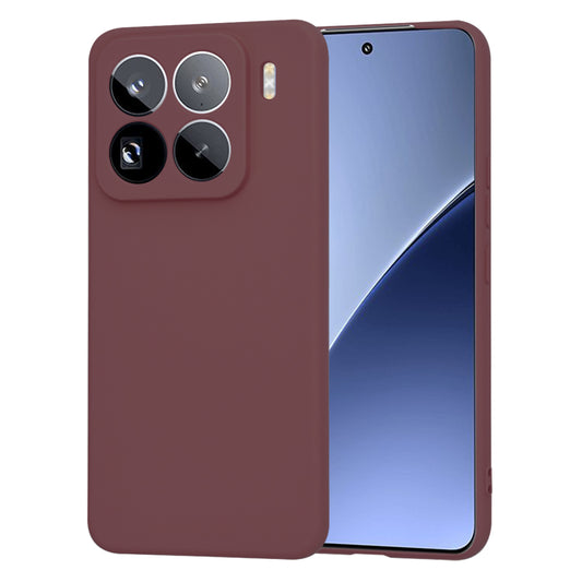Case for Xiaomi 15 Pro, Techsuit, SoftFlex, Burgundy