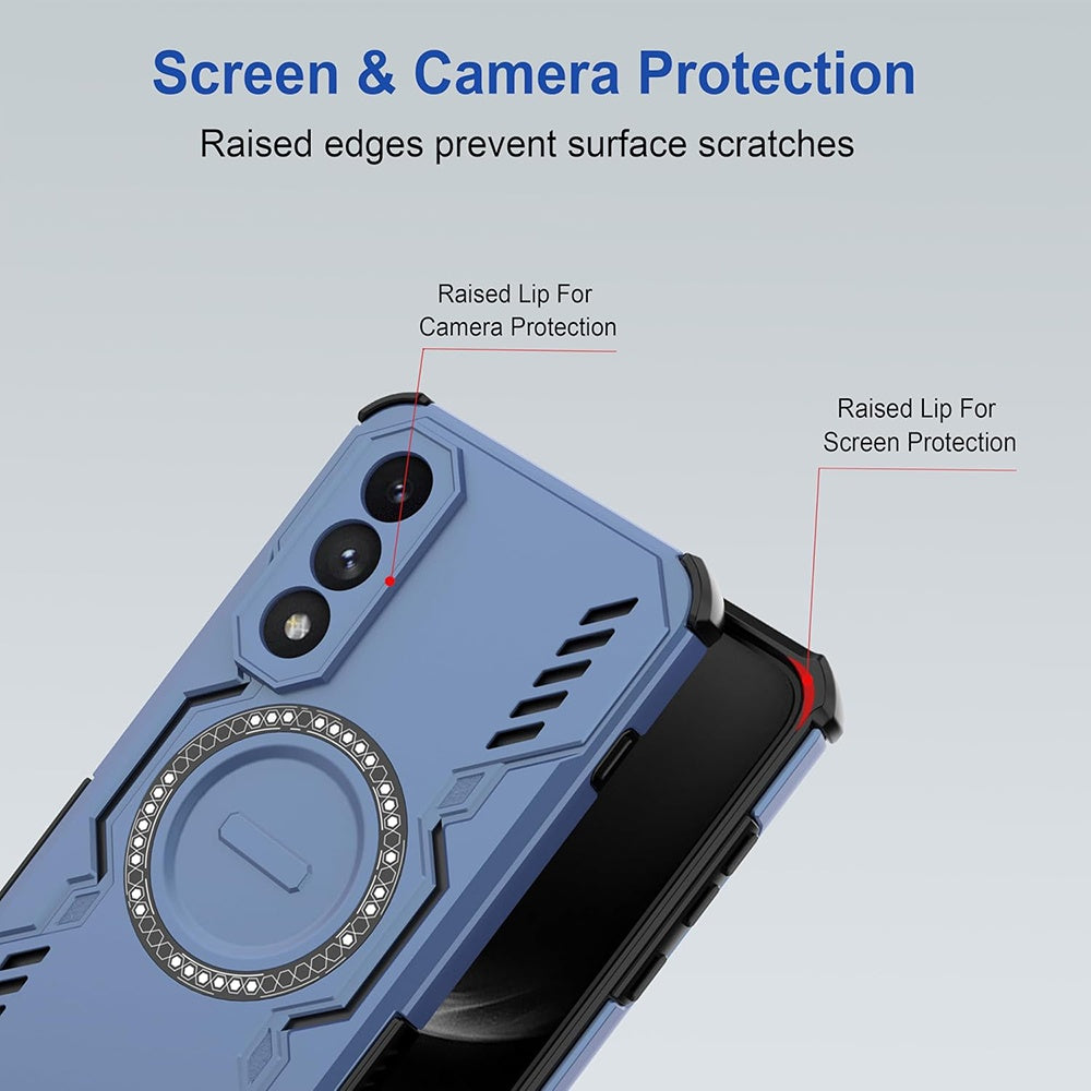 MagSafe Case for Xiaomi 15T Pro, Techsuit, ArmorMag, Blue