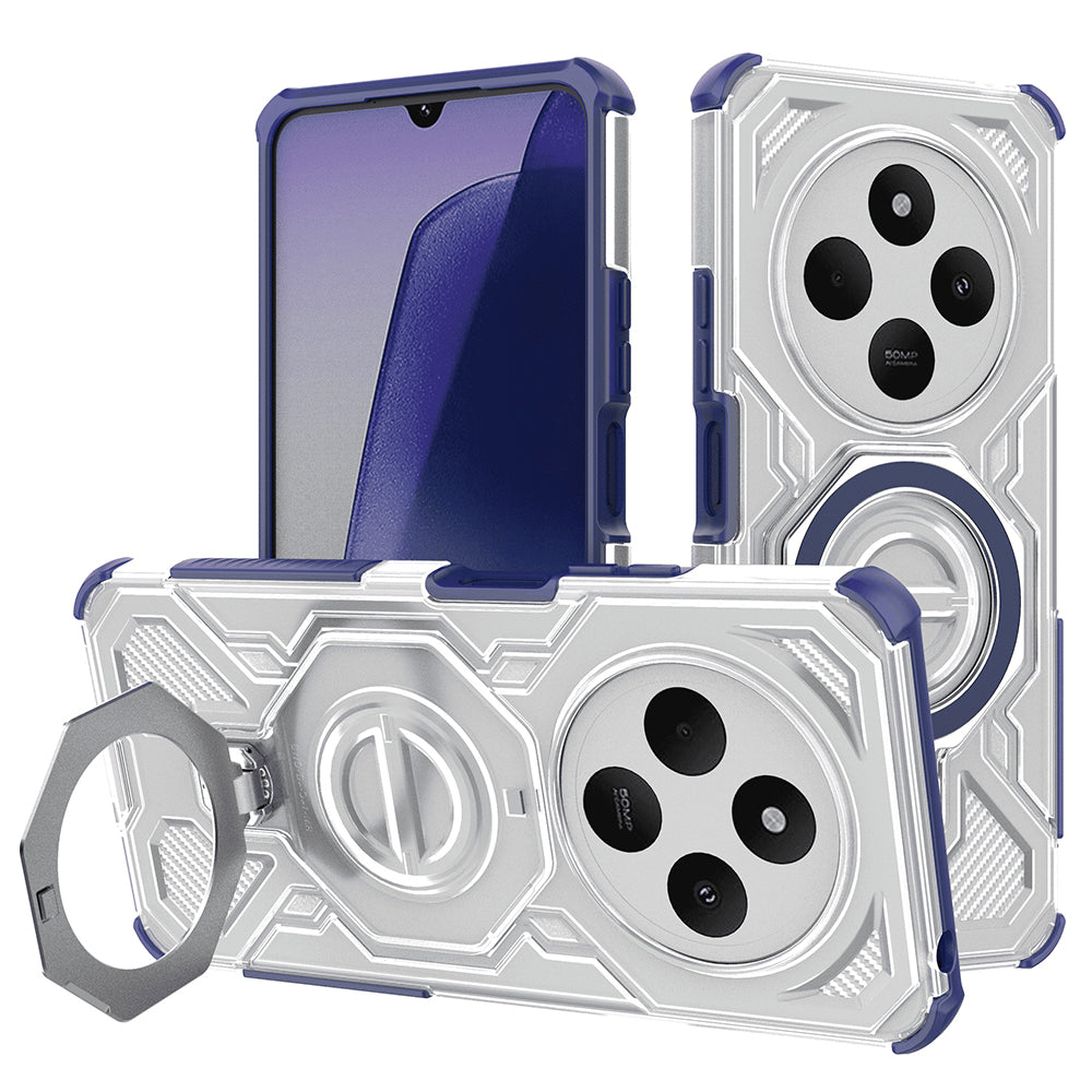 Case for Xiaomi Poco C75 / Redmi 14C, Techsuit, Carbon Shield Pro, Blue