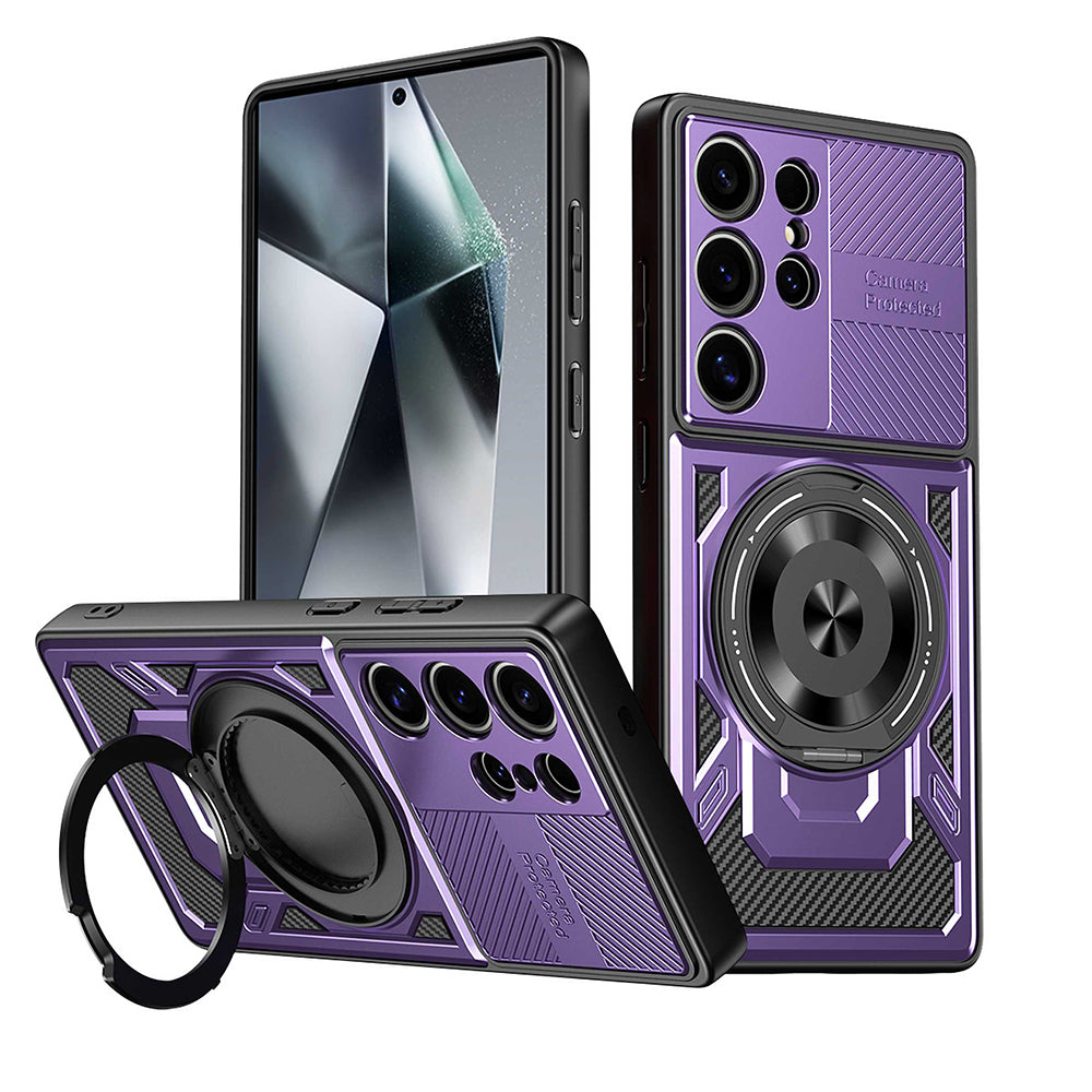Case for Xiaomi Poco C75 / Redmi 14C, Techsuit, RuggedCam, Purple