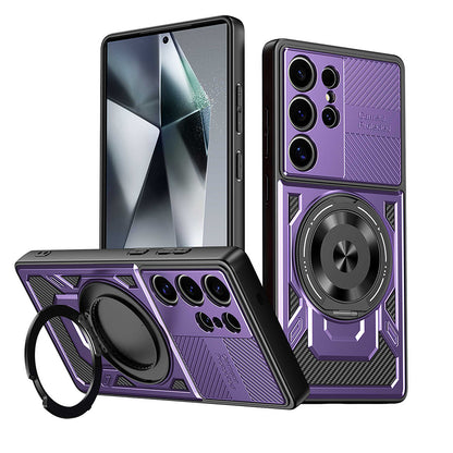 Case for Xiaomi Poco C75 / Redmi 14C, Techsuit, RuggedCam, Purple
