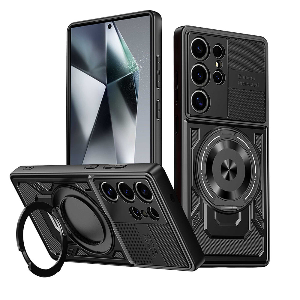 Case for Xiaomi Poco C75 / Redmi 14C, Techsuit, RuggedCam, Black