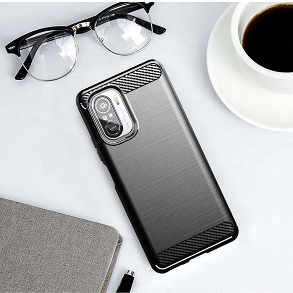 Case for Xiaomi Poco F3 / Mi 11i, Techsuit, Carbon, Black
