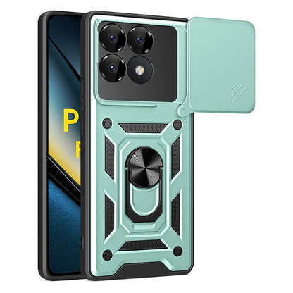 Case for Xiaomi Poco F6 Pro, Techsuit, CamShield, Green