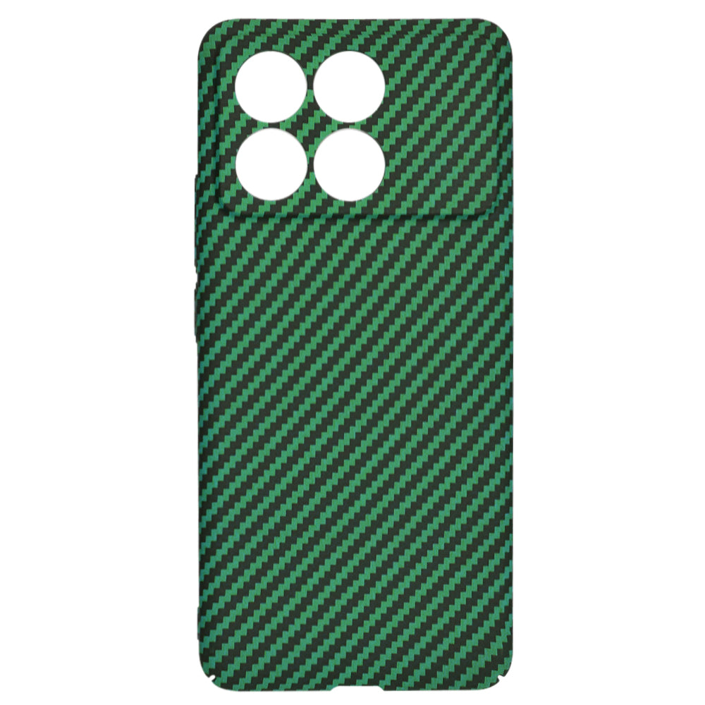 Case for Xiaomi Poco F6 Pro, Techsuit, Carbonite FiberShell, Green