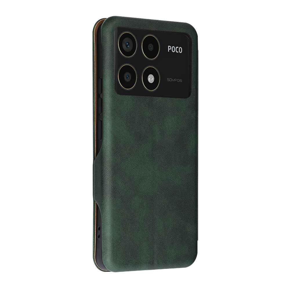 Case for Xiaomi Poco F6 Pro, Techsuit, Safe Wallet Plus, Green