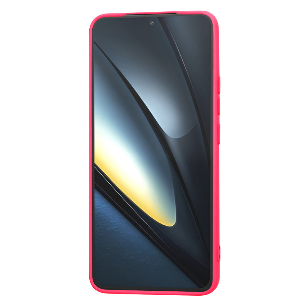 Case for Xiaomi Poco F6 Pro, Techsuit, SoftFlex, Dark Pink