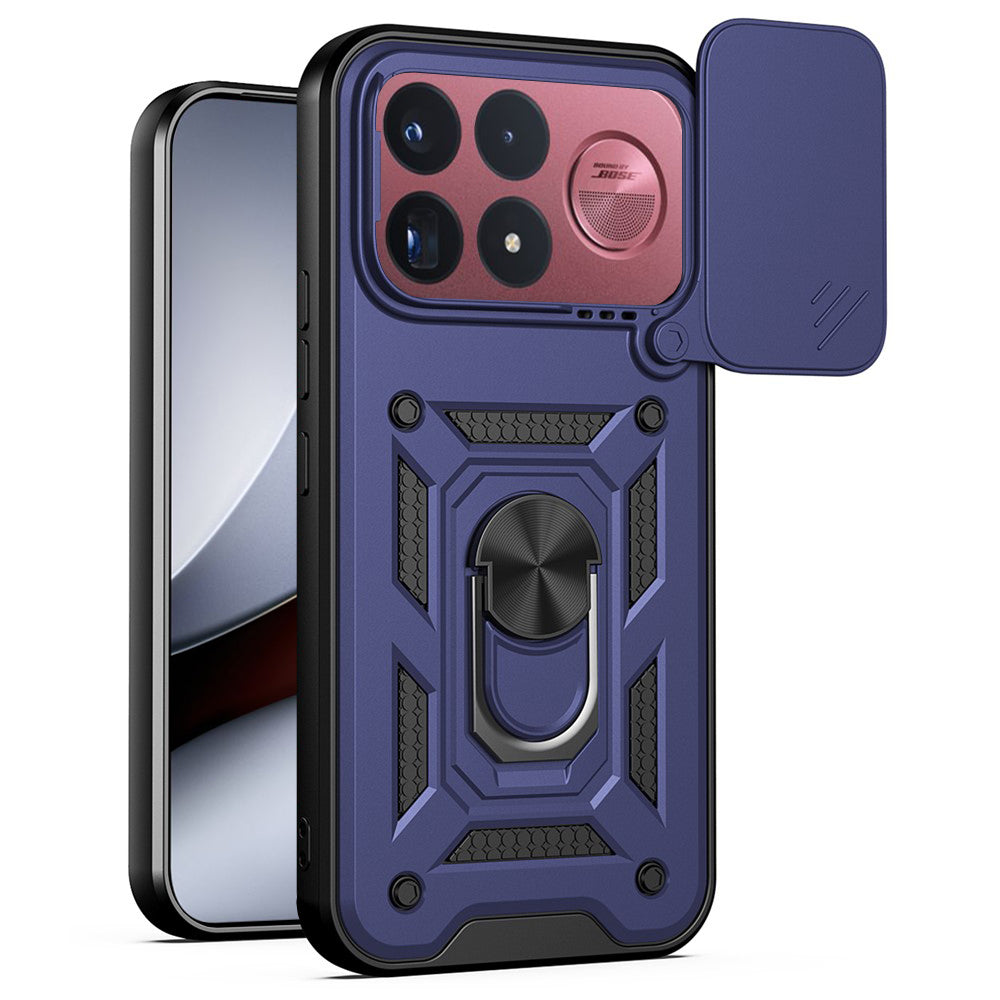 Case for Xiaomi Poco F9 Ultra, Techsuit, CamShield, Blue