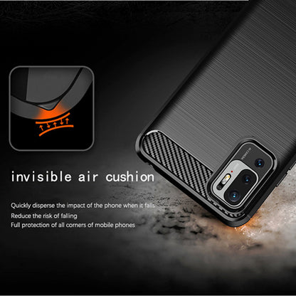 Case for Xiaomi Poco M3 Pro 5G / Redmi Note 10 5G, Techsuit, Carbon, Black