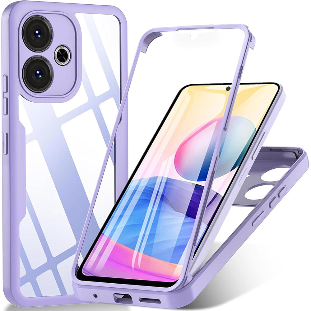 Case for Xiaomi Poco M6 4G / Redmi 13, Techsuit, ColorVerse 360, Purple