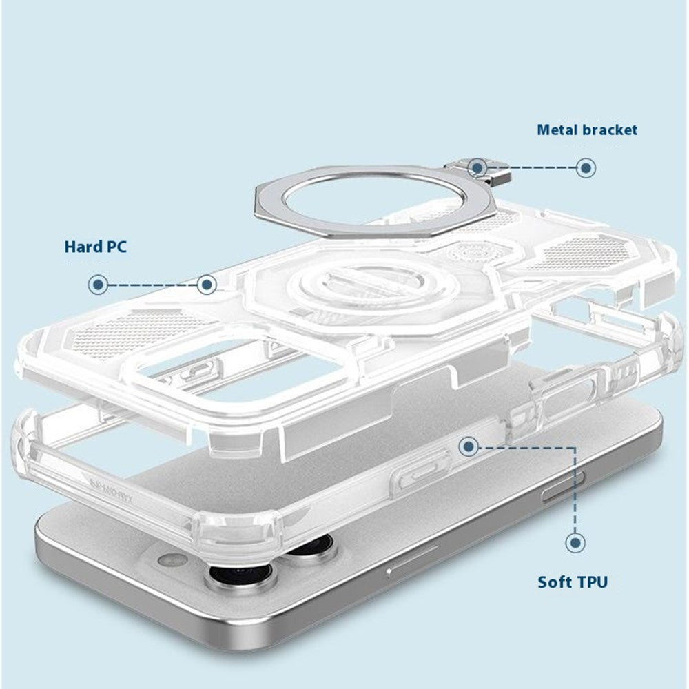 Case for Xiaomi Poco M8 Pro / Redmi Note 15 Pro+ 5G, Techsuit, Carbon Shield Pro, White
