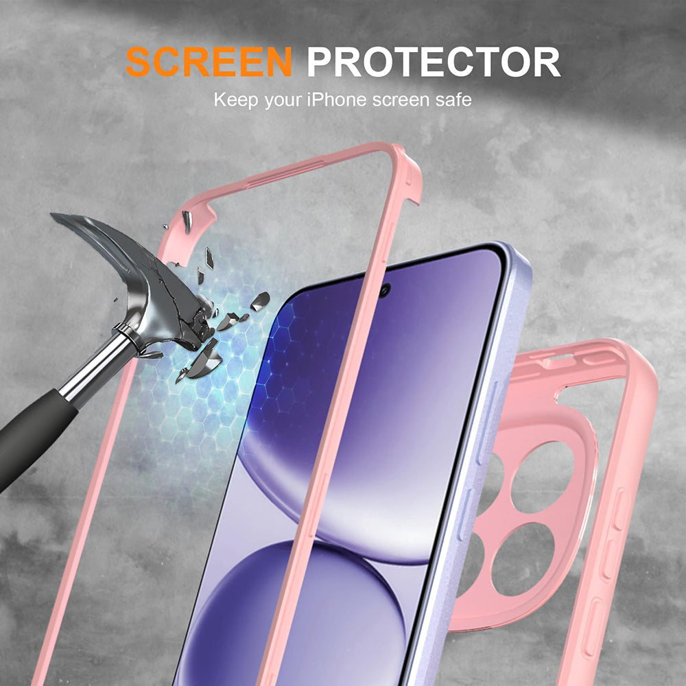 Case for Xiaomi Poco M8 Pro / Redmi Note 15 Pro+ 5G, Techsuit, ColorVerse 360, Pink