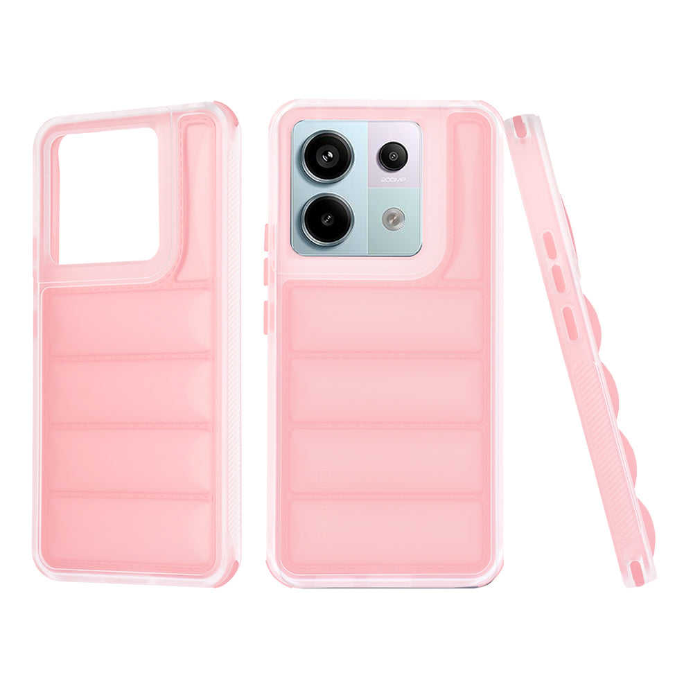 Case for Xiaomi Poco X6 / Note 13 Pro 5G, Techsuit, Wave Shield, Pink