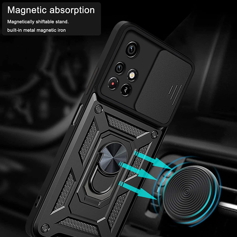 Case for Xiaomi Redmi 10 2022 / 10 (2021), Techsuit, CamShield, Black